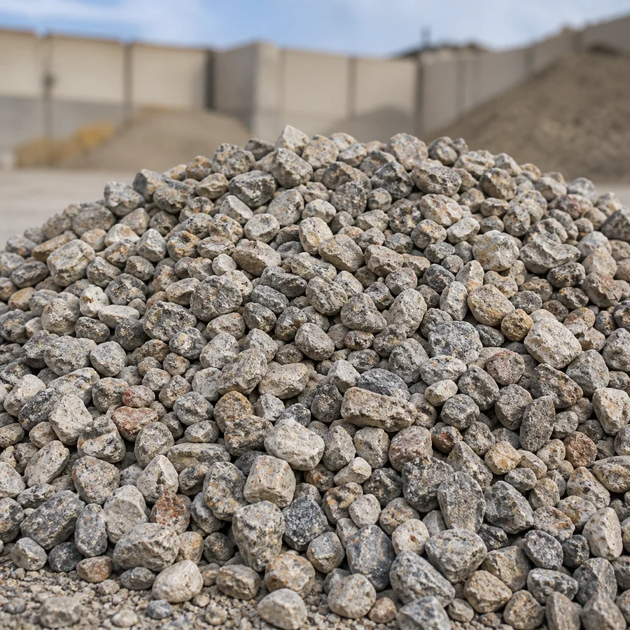 Breccia 0–20 mm, aggregato riciclato